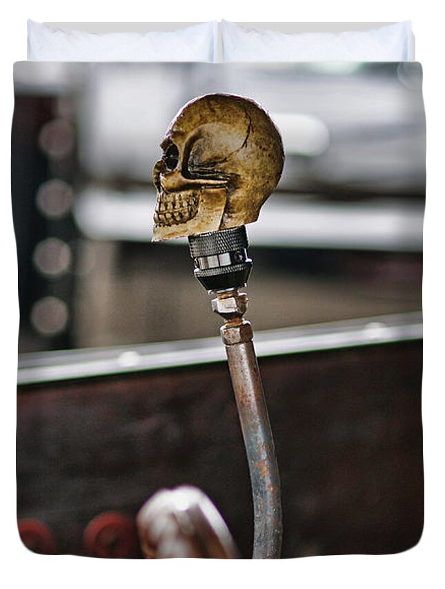 United Pacific 70699 Black Matte Skull Skeleton Shift Knob Hotrod Rat Rod